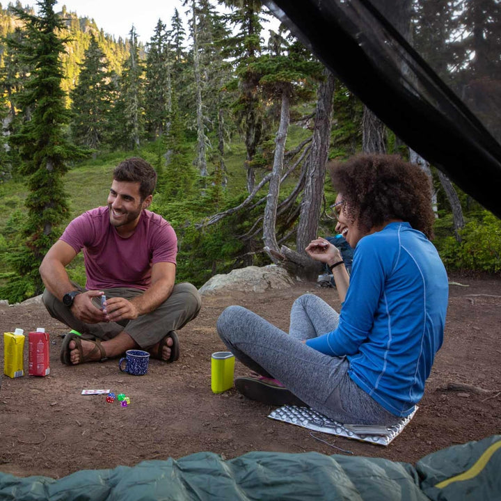 RastPlatz Sitzkissen faltbar – Outdoor-Thermomatte für Garten, Camping &amp; Freizeit, wasserdicht, isol