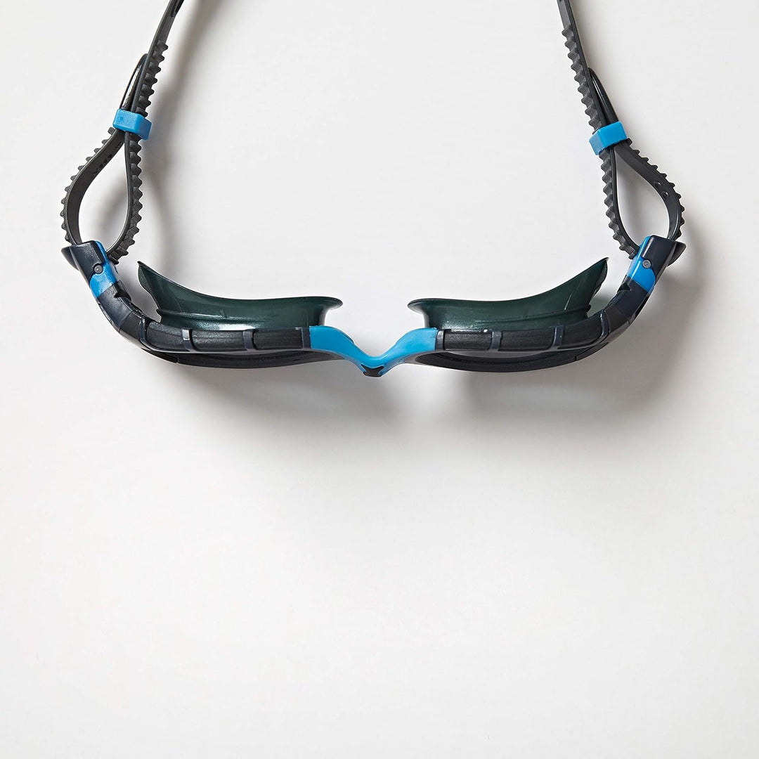 Zoggs Unisex Predator Flex Schwimmbrille Grau/Blau/Geräucherte Tönung Einheitsgrösse Single, Grau/Bl