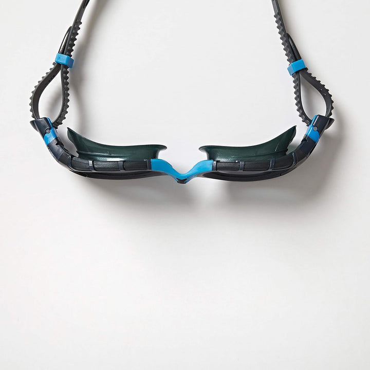 Zoggs Unisex Predator Flex Schwimmbrille Grau/Blau/Geräucherte Tönung Einheitsgrösse Single, Grau/Bl