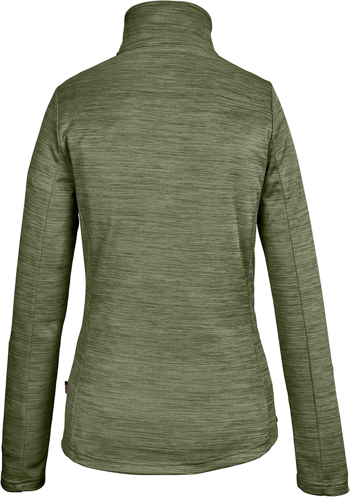 Killtec Damen Kos 68 Wmn Flx Jckt Stretchjacke mit Stehkragen/Fleecejacke 42 oliv, 42 oliv