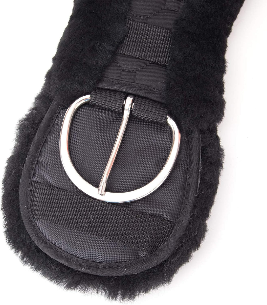Merauno® Lammwolle Western Konturgurt Sattelgurt, aus Qualitäts Merino Lammwolle, spezielle anatomis