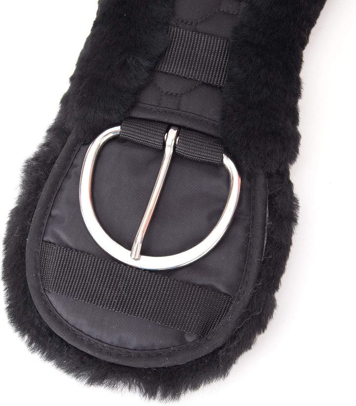 Merauno® Lammwolle Western Konturgurt Sattelgurt, aus Qualitäts Merino Lammwolle, spezielle anatomis
