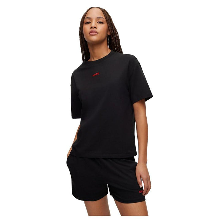 HUGO Damen Shuffle Loungewear_T_Shirt XS Black1, XS Black1