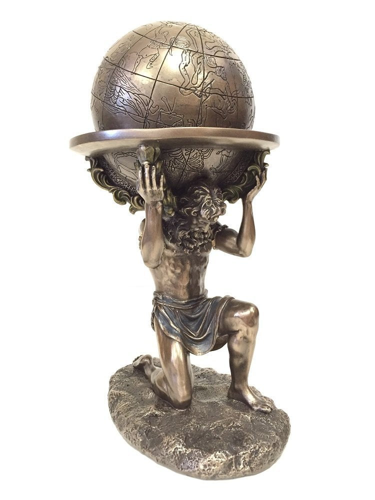 Veronese Design Statue griechischer Titan Atlas trägt die Welt