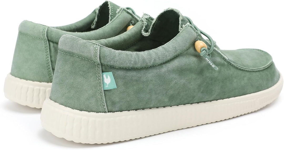 WALK IN PITAS | WP150 WALLABI Washed | Herren Mokassins | Flache Slipper für Männer | Slip on Loafer