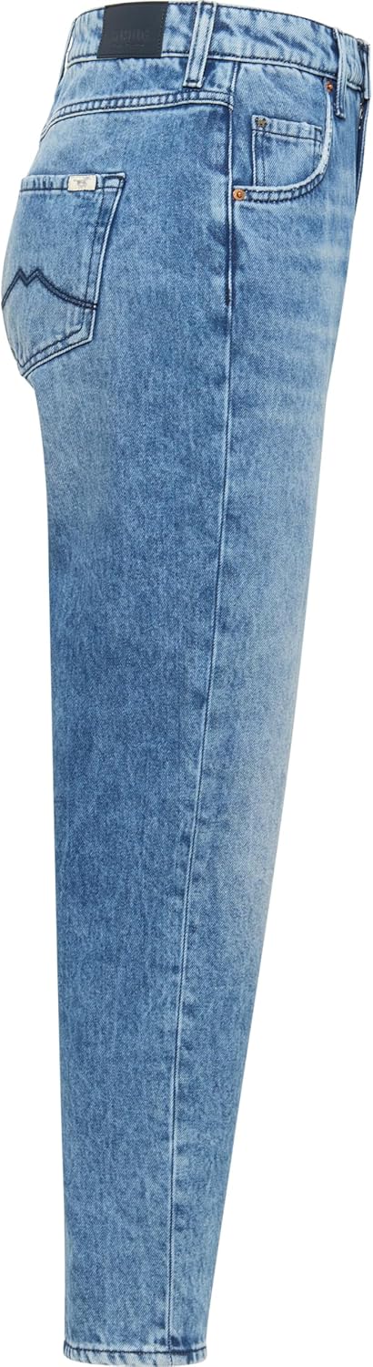 MUSTANG Damen Jeans Hose Style Moms 31W / 34L Mittelblau, 31W / 34L Mittelblau