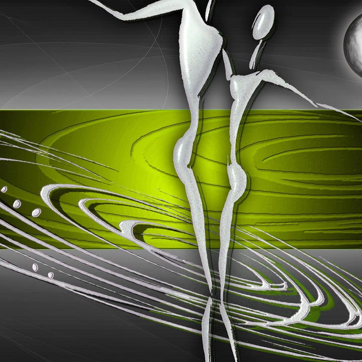 Runa Art Wandbilder Abstrakt Figuren 5 Teilig Bild auf Vlies Leinwand Deko Wohnzimmer Schlafzimmer L
