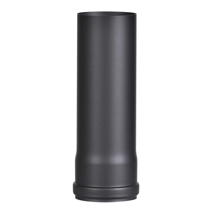 FIREFIX R80/2 Pelletofenrohr aus 1,2 mm starken Stahl in 80 mm Durchmesser, für Pelletöfen und Pelle