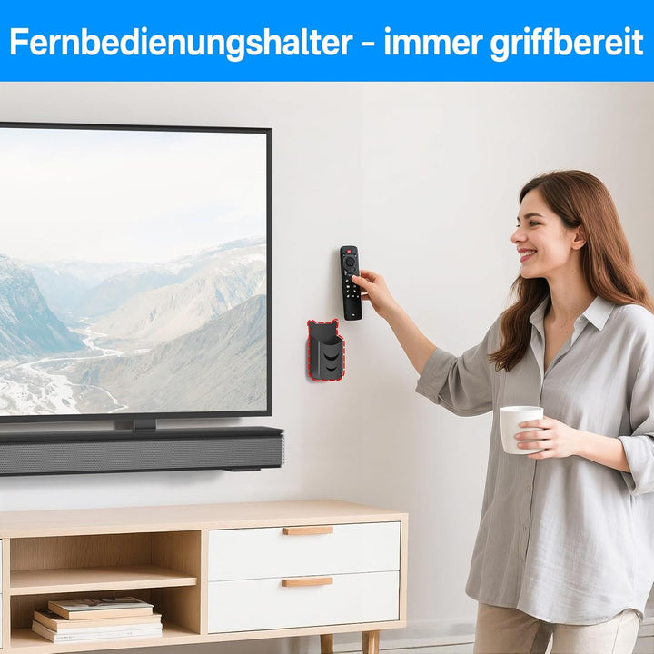 TV Soundbar Halterungen für Vizio/Samsung/Sony/LG Soundbar Halterung unter TVs (40“-80“ TV) | Höhenv