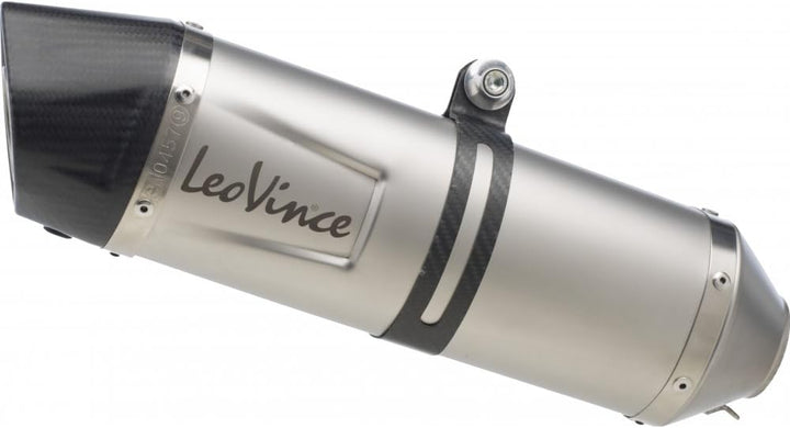 Endschalldämpfer LeoVince SLIP-ON SBK LV ONE EVO, Edelstahl, Carbon Kappe, mit Zulassung für Husqvar