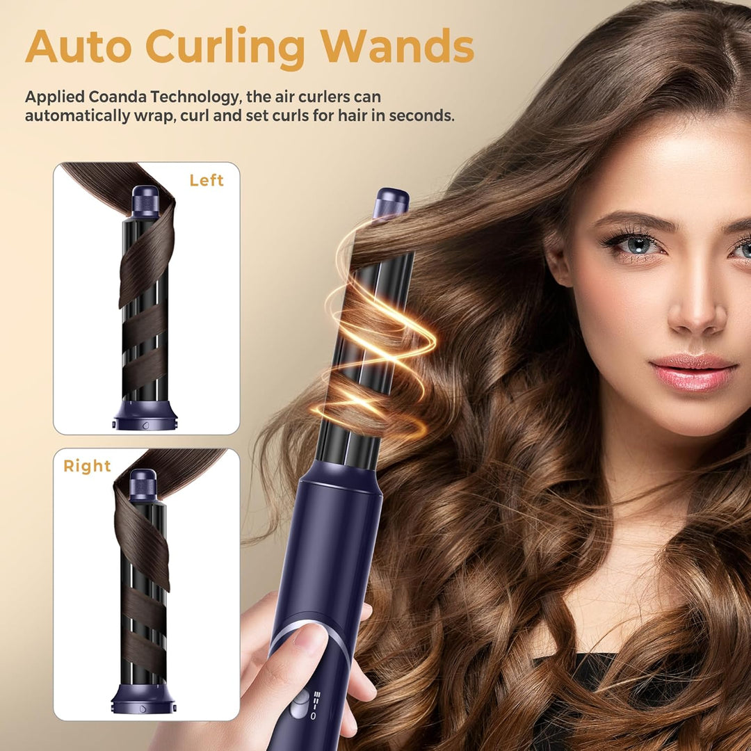 UKLISS Airstyler 5 in 1 Hairstyler Luft-Lockenstab Ionen Haartrockner Warmluftbürste Multistyler 5 i
