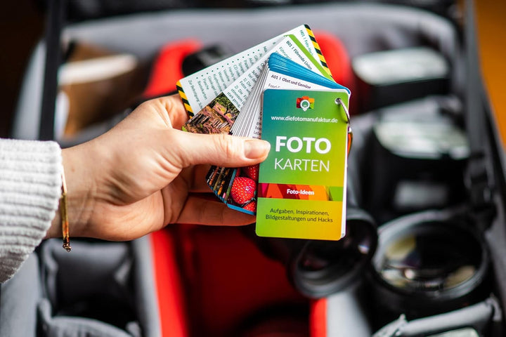 Fotokarten Fotoideen | Fotoaufgaben Bildgestaltung Fotohacks & Inspiration für kreative Foto Aufgabe