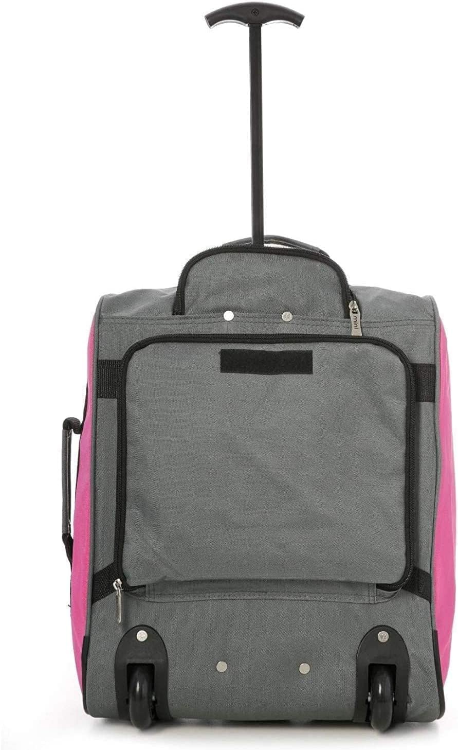 MiniMax Reisekoffer auf Rollen mit Vordertasche für Spielzeug/Puppen/Teddybär Rosé Inim Xam, Rosé In