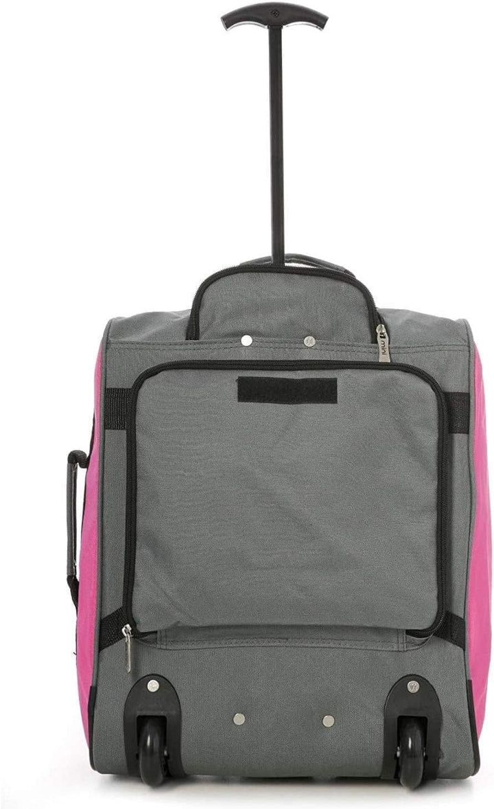 MiniMax Reisekoffer auf Rollen mit Vordertasche für Spielzeug/Puppen/Teddybär Rosé Inim Xam, Rosé In