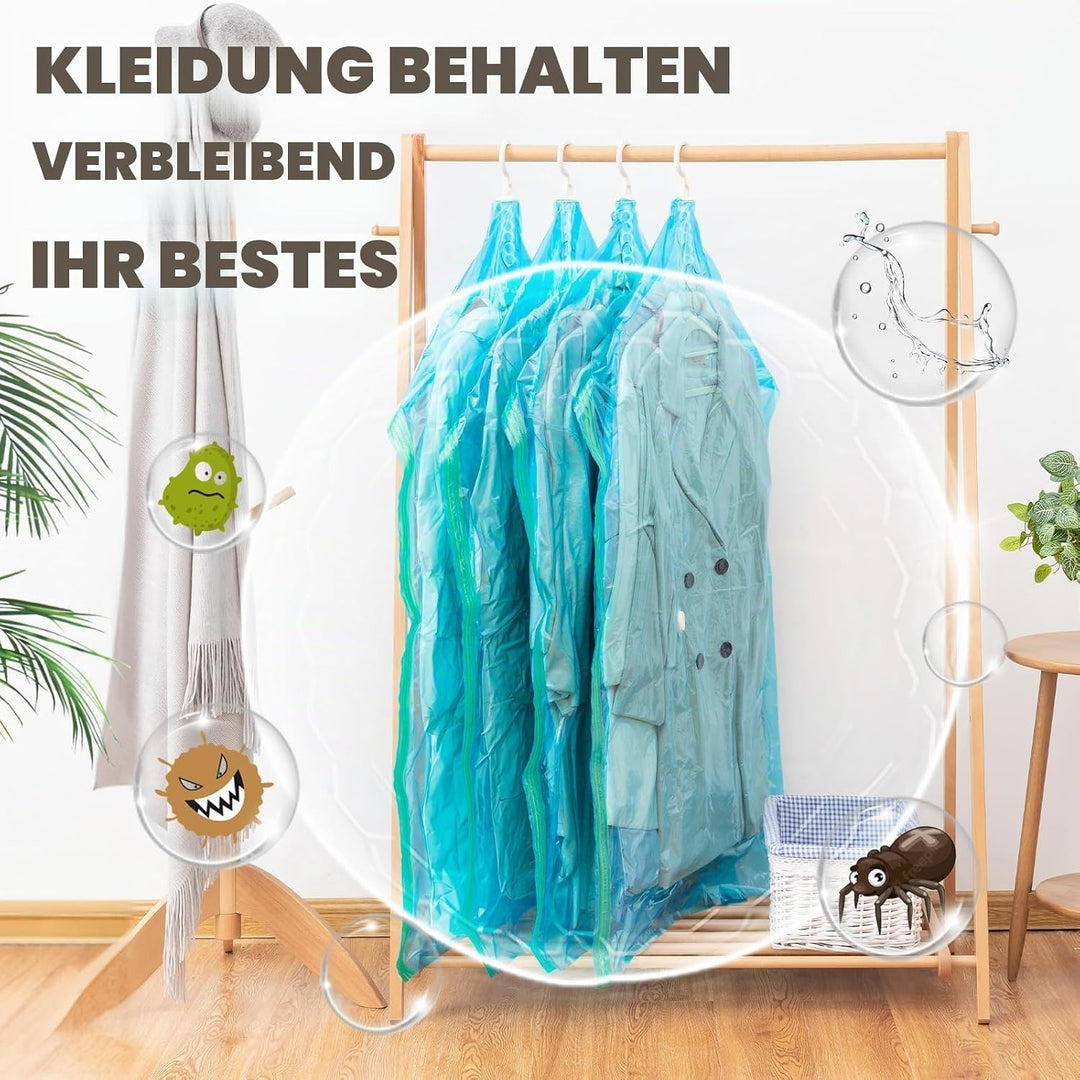 TAILI Vakuumbeutel für Kleidung Hängend, Vacuum Bags for Clothing Vakuumierbeutel Kleidung Mit Kleid