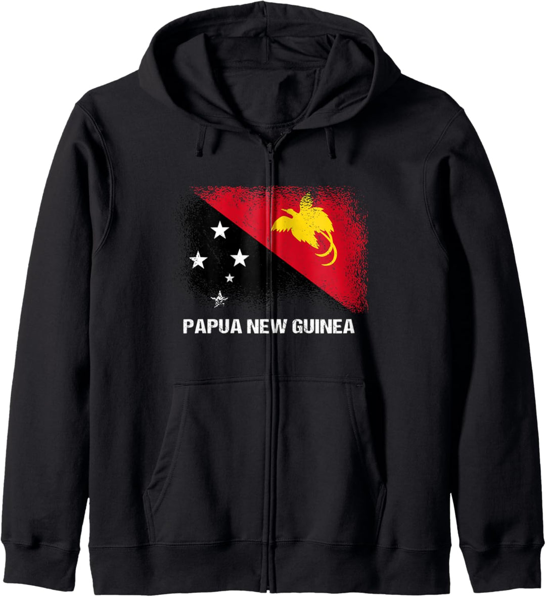Papua-Neuguinea-Flagge Papua-Neuguinea Kapuzenjacke