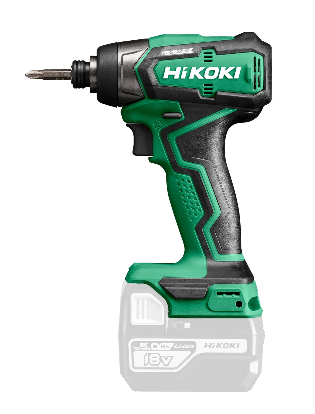 HiKOKI Akku-Schlagschrauber WH18DD (18V, Li-Ion, 1/4" Werkzeugaufnahme, Max. Festdrehmoment: 140 Nm,