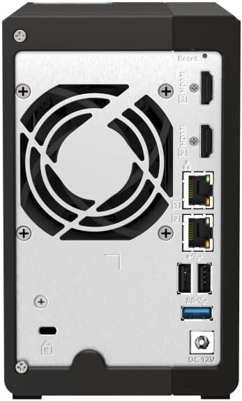 Qnap TS-253E 8G, 2 Bay NAS (Intel® Celeron® J6412 4-Core/4-Thread Prozessor, Turbo bis zu 2,6 GHz, D