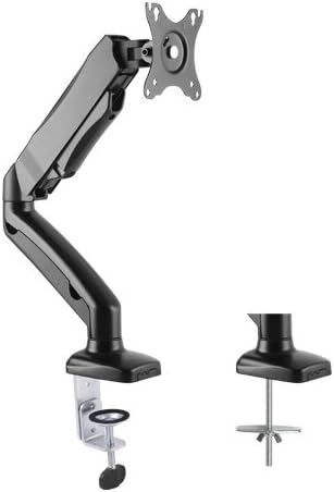 HALTERUNGSPROFI Monitor Tischhalterung mit Gasdruckfeder für LED LCD Monitore bis 32 Zoll VESA 75x75