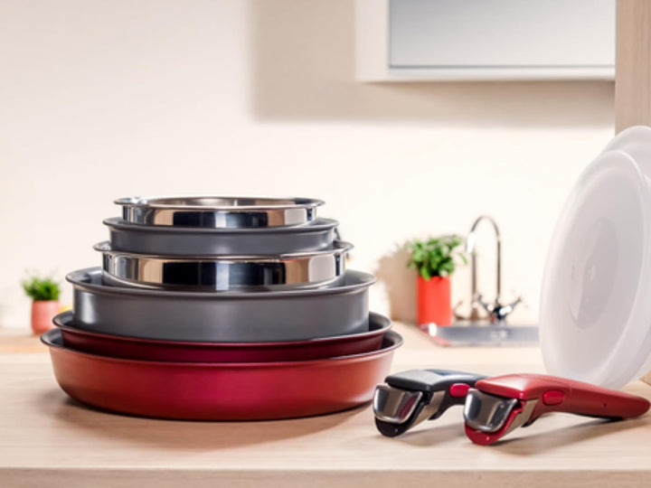 Tefal L9863153 Pfannenhalter, Aluminium, Schwarz