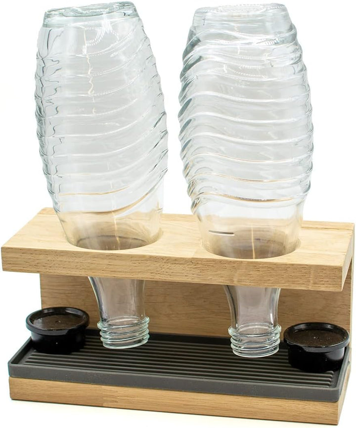 Flaschenhalter passend für SodaStream | 2-4 Flaschen (4 Flaschen), 4 Flaschen