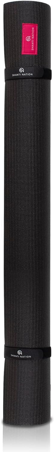 SHANTI NATION - Cardio Mat 95 - kompakte Fitnessmatte (95 x 95 cm) - inkl Tragegurt - ideal zum Seil