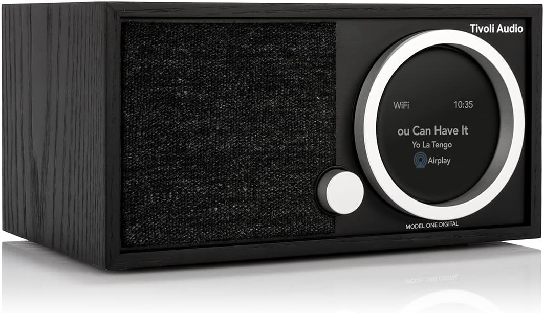 Tivoli Audio Model One Digital Gen 2 DAB+/UKW Radio mit WLAN und Bluetooth (Schwarze Esche/Schwarz)