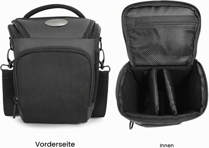 Baxxtar PRO NOVO SLR Kameratasche Colt-Tasche schwarz (Schulter-Beckengurt Gurttunnel) Kompatibel mi