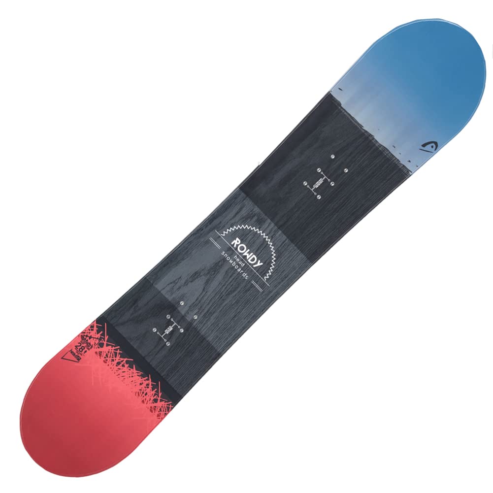 HEAD Unisex Jugend Rowdy Snowboard 118 Blau/rot/Schwarz, 118 Blau/rot/Schwarz