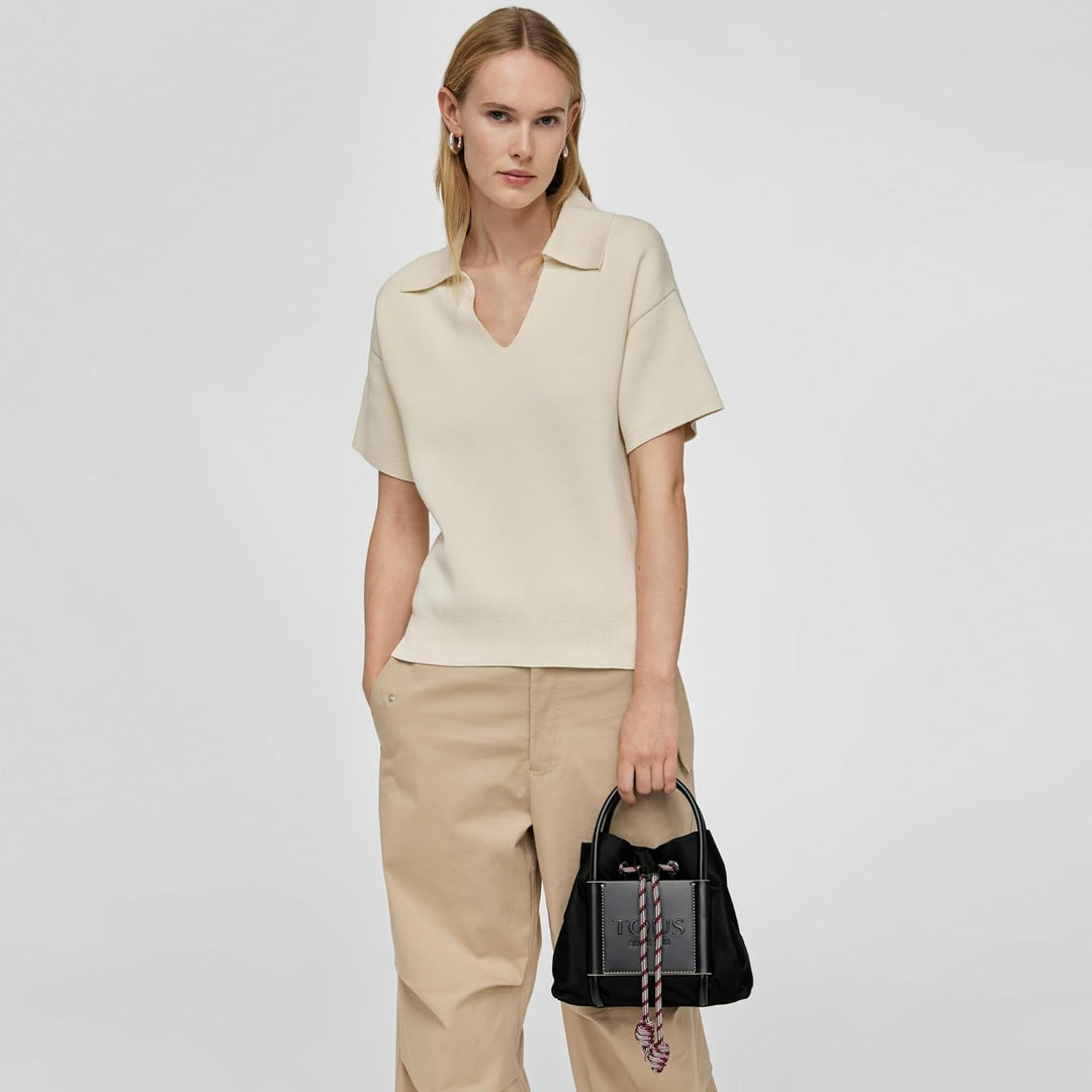 TOUS Damen SACA Empire Soft Schwarz, Schwarz