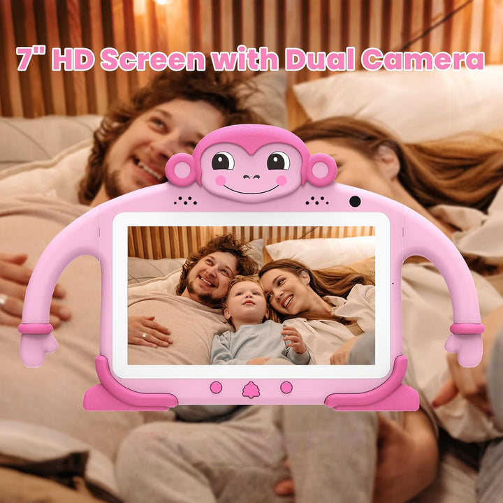 zcobro Kinder Tablet 7 Zoll Andorid Tablet für Kinder 2GB RAM+32GB ROM+128GB Erweiterbar, Kids Table