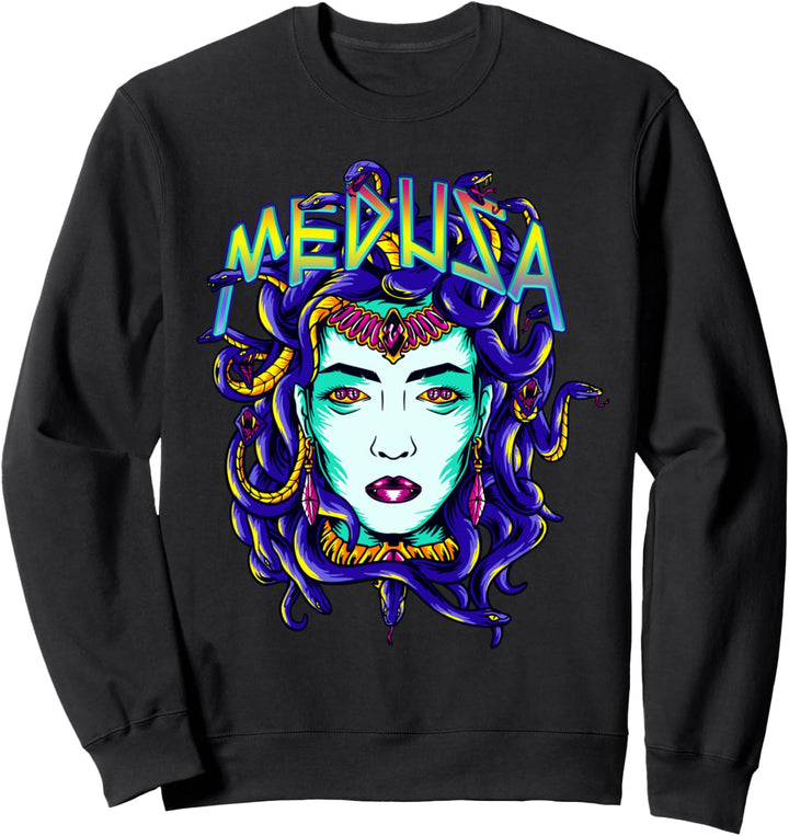 Medusa Gordon Griechische Mythologie Vaporwave Sweatshirt