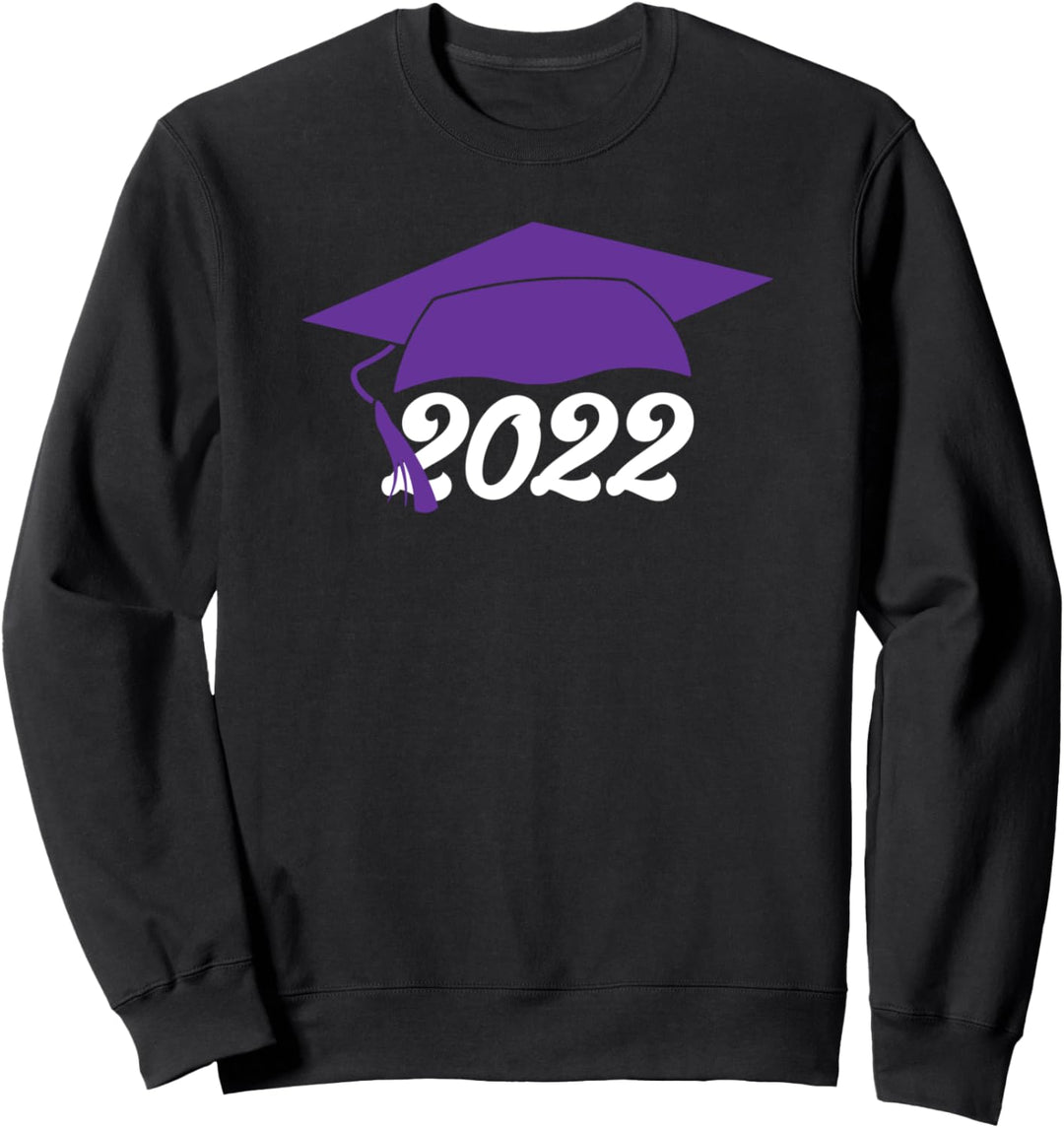 Klasse von 2022 Lila Regalia Graduation Sweatshirt