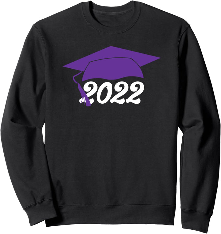Klasse von 2022 Lila Regalia Graduation Sweatshirt