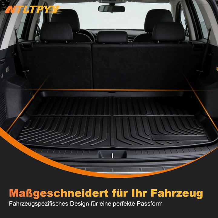 Auto Kofferraummatte für Audi Q5L SPORTBACK (FY) 2018-2025, Allwetter Kofferraummatte aus TPE, Wasse