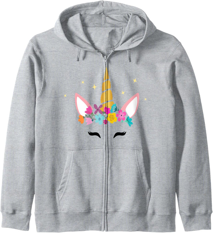 Einhorn. Kapuzenjacke