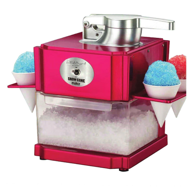 CF HomeEdition Snowcone/Slushie Maker, Eiscrusher, Geraspeltes EIS mit 4 Eisbechern und