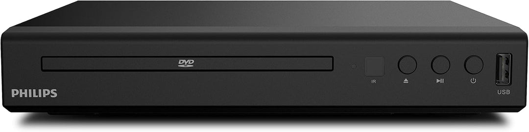 Philips DVD-Player TAEP200/20 - 2021 Modell - Für nahezu alle Disc-Formate - USB Media Link - Schwar