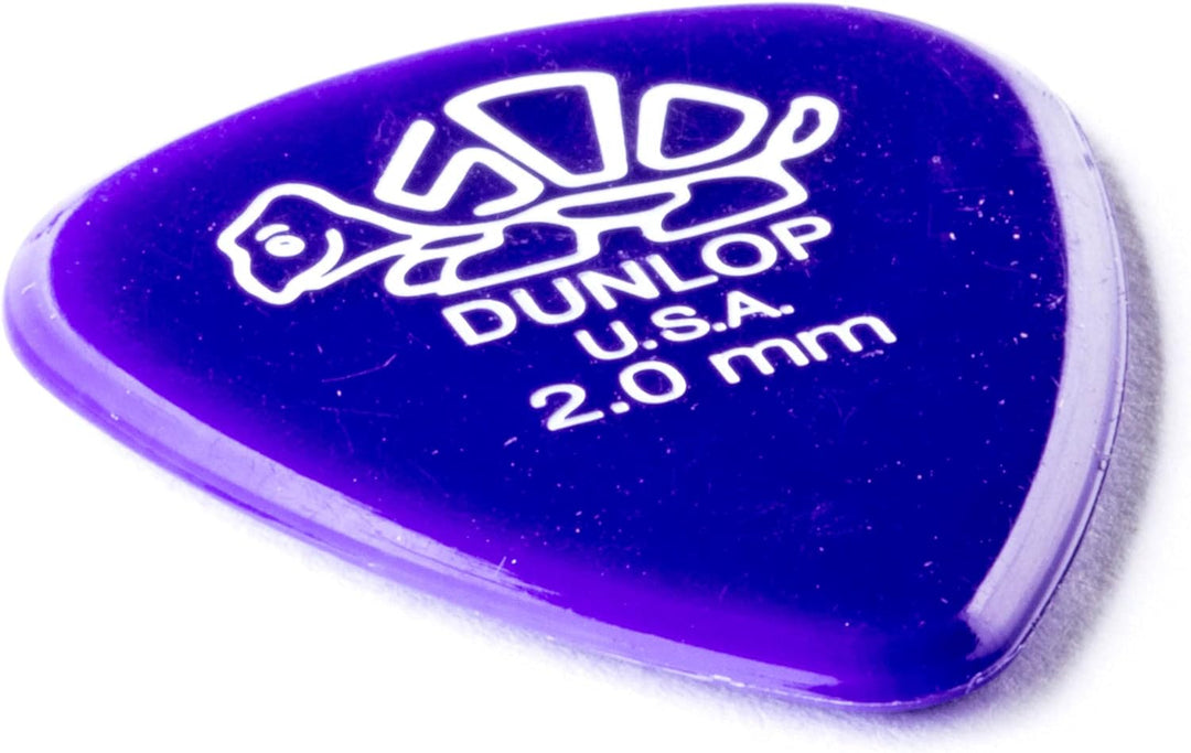 Médiators Jim Dunlop 2,00mm Delrin 500 2,00mm sachet de 72