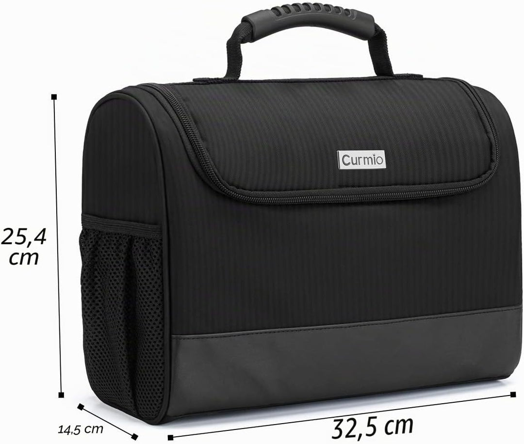 CURMIO Bartender Set Aufbewahrungstasche, Tragetasche für Cocktail Set, Cocktailshaker Bar Set, Reis