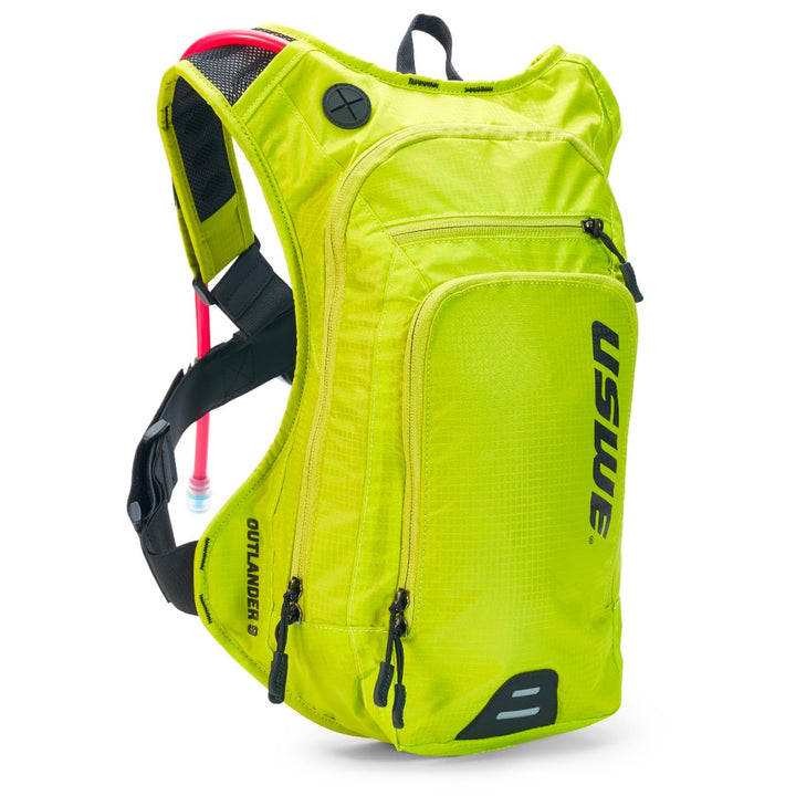 USWE Unisex – Erwachsene Outlander Trinkrucksack 9 Liter Gelb, 9 Liter Gelb
