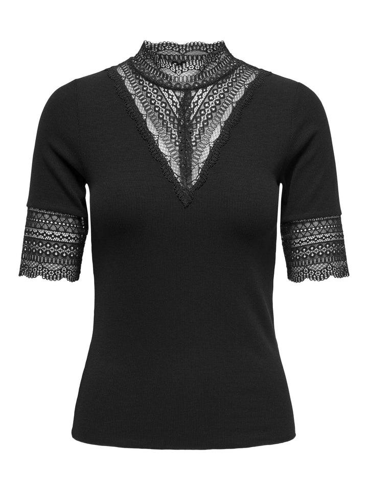 ONLY Female Top ONLTILDE Top XS Schwarz, XS Schwarz