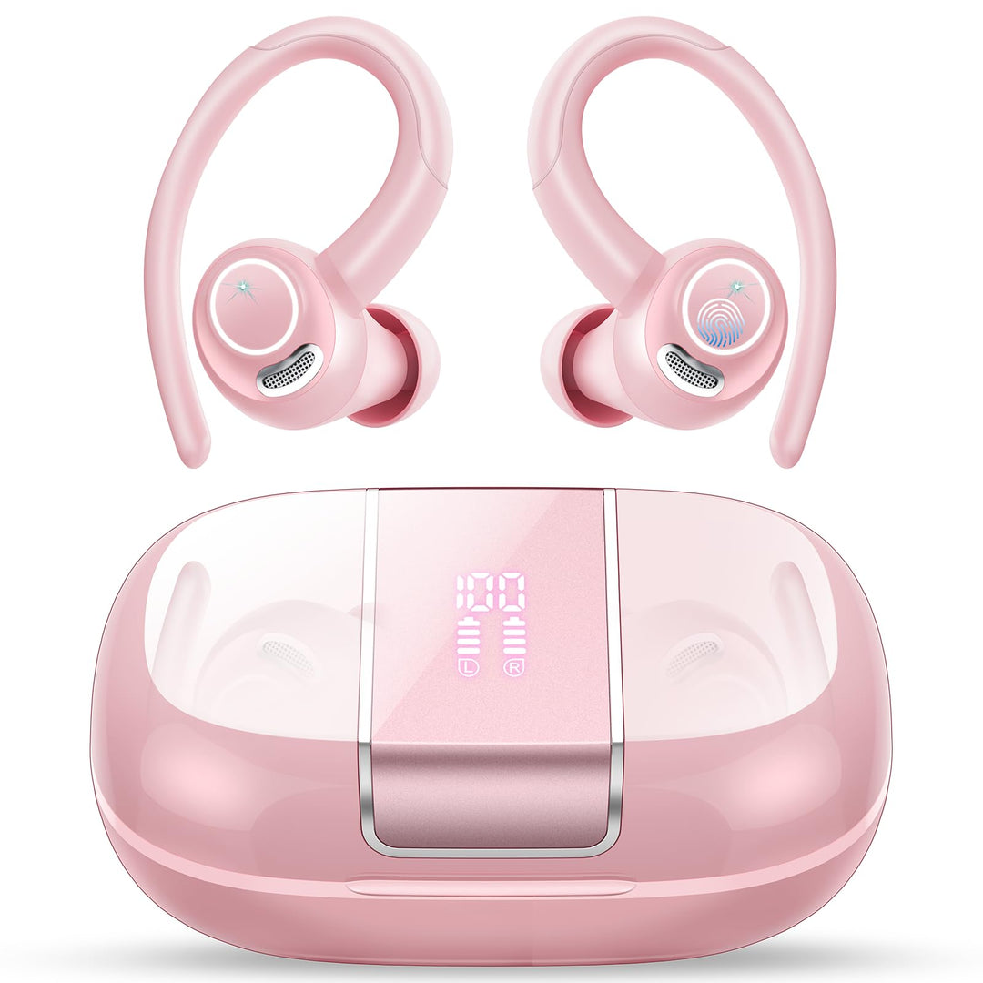Csasan Bluetooth Kopfhörer Sport, in Ear Kopfhörer Kabellos Bluetooth 5.3 mit Ohrbügel, Hi-Fi Stereo