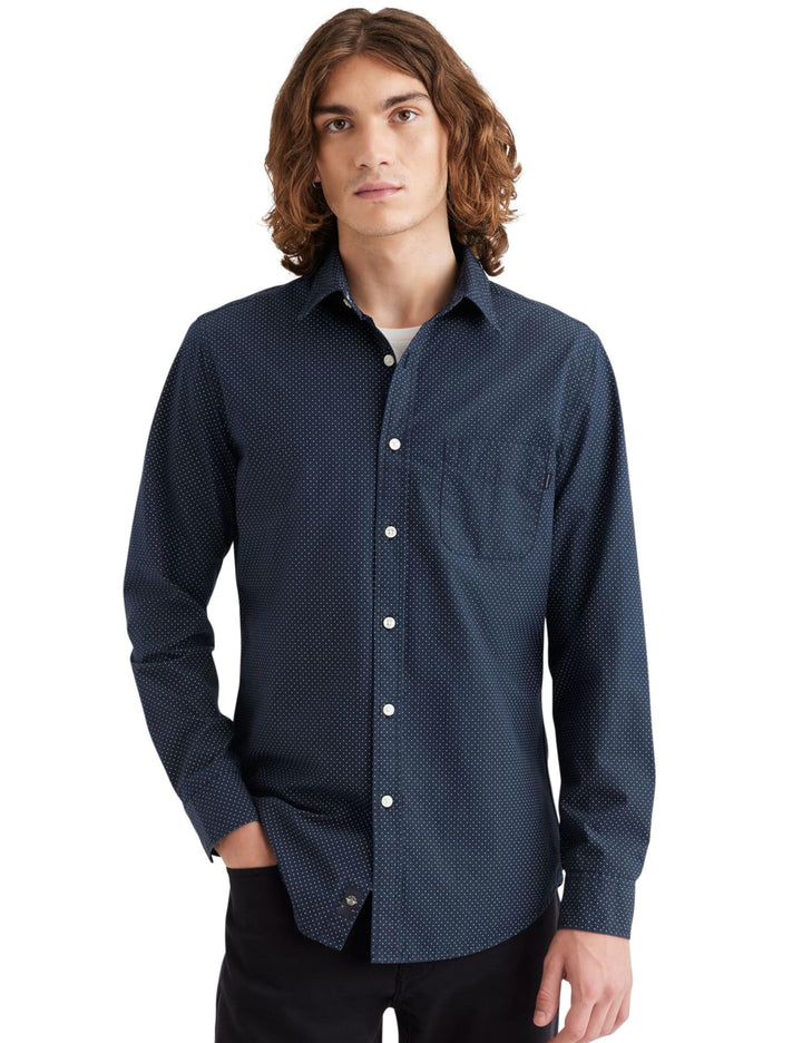 Dockers Herren Original Shirt Slim Hemd S Parade Navy Blazer, S Parade Navy Blazer