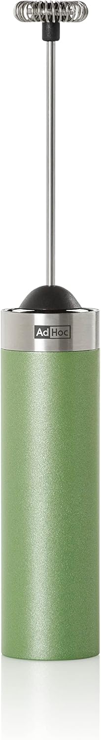 AdHoc Batteriebetriebener Milch- und Saucenschäumer Rapid.3 in verschiedenen Farben | Edelstahl/Kuns