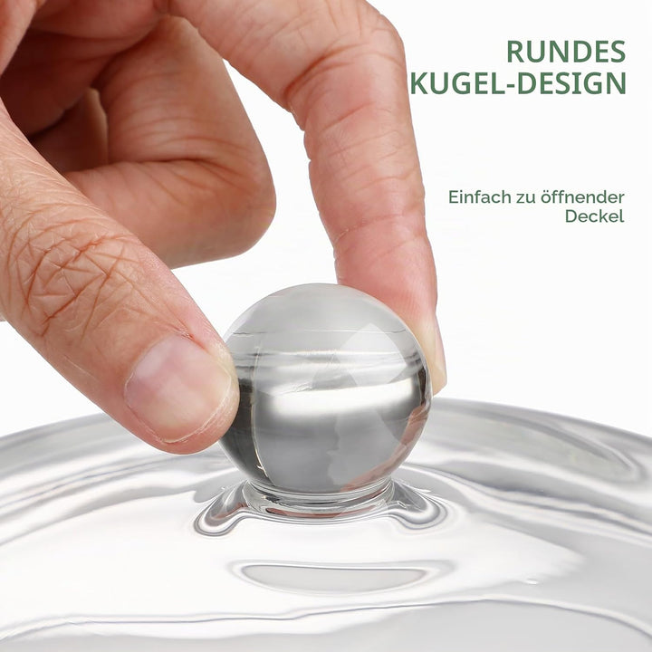 Yardwe Auflaufform Klarer Glas Topf Glaspan Hitzebest?ndige Glaskochtopf Suppentopf Für Küchenrestau