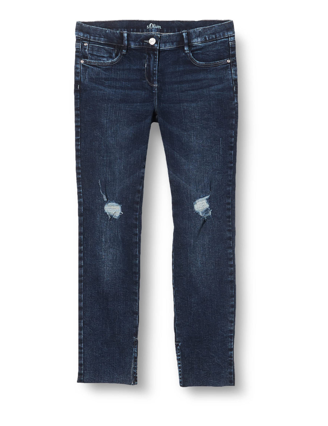 s.Oliver Mädchen Jeans 146 Dark Blue Stretched (57z3), 146 Dark Blue Stretched (57z3)