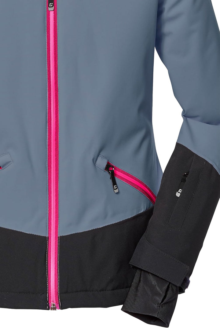 Killtec Mädchen Ksw 151 Grls Ski Jckt Skijacke wasserdicht/Funktionsjacke mit Kapuze und Schneefang