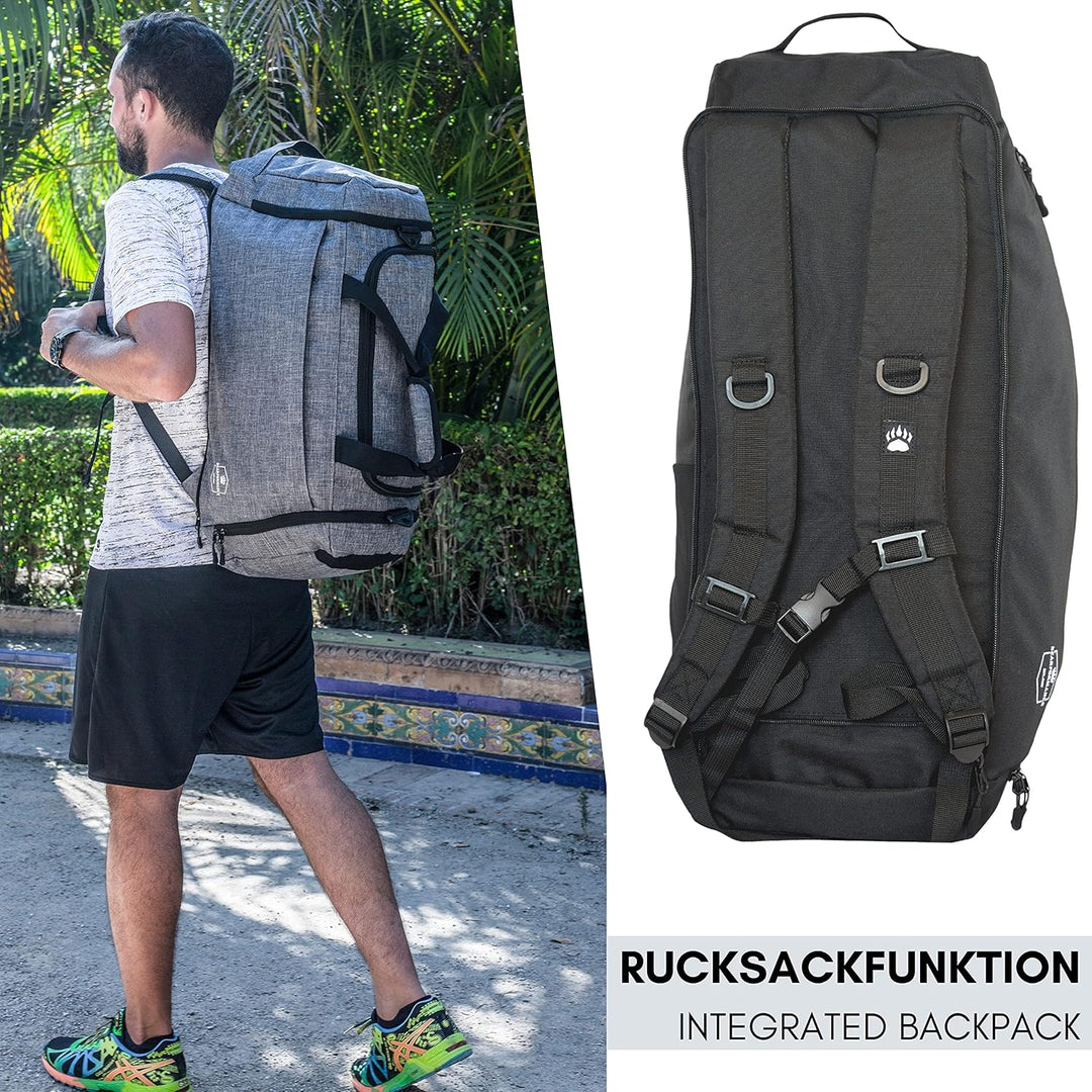 Ultimate Sportbag | nachhaltige Sporttasche mit Schuhfach & Nassfach mit Rucksackfunktion für Herren