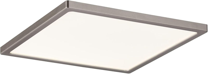 Paulmann 92939 LED Panel Areo eckig incl. 1x12 Watt IP44 dimmbar Deckenlampe Nickel matt Deckenleuch